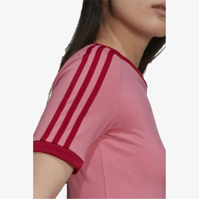 Adidas 3 Stripe Adicolor Classics T-shirt Pink