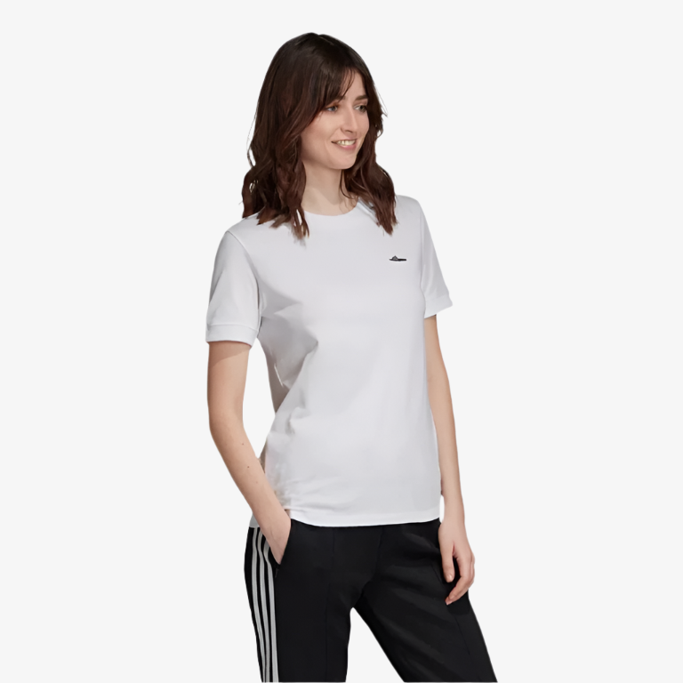 Adidas Originals Women's Adilette T-shirt White